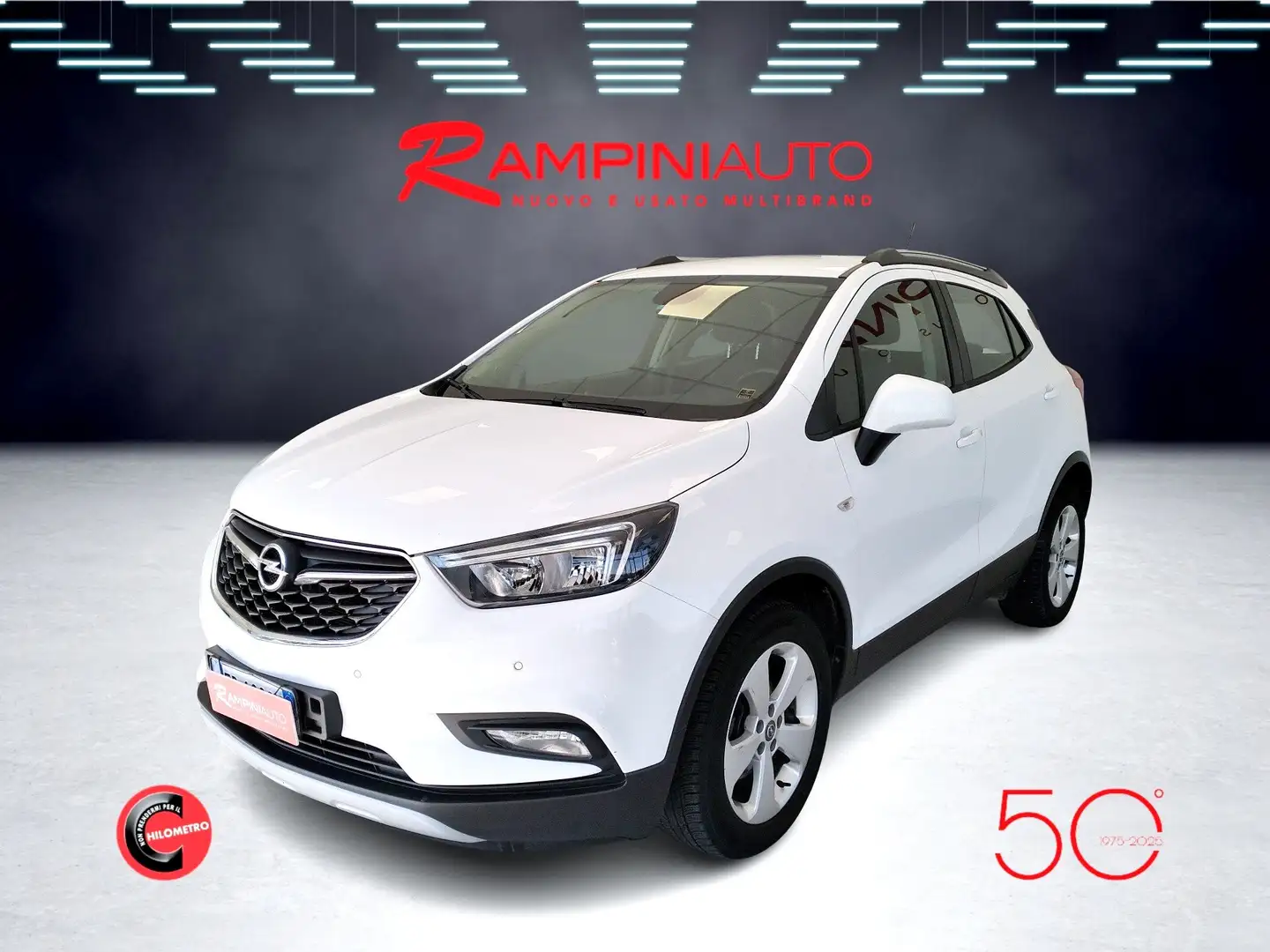 Opel Mokka X 1.6 CDTI Ecotec 110 Cv Unico Proprietario Pronta Bianco - 2