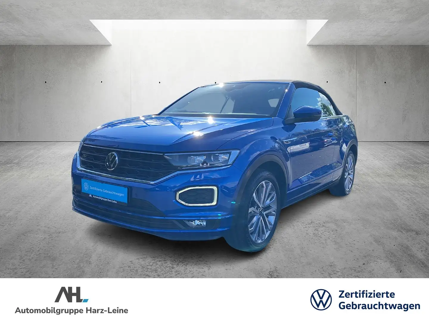 Volkswagen T-Roc Cabriolet 1.5 TSI R-Line AHK Navi ACC LED RFK Blau - 1