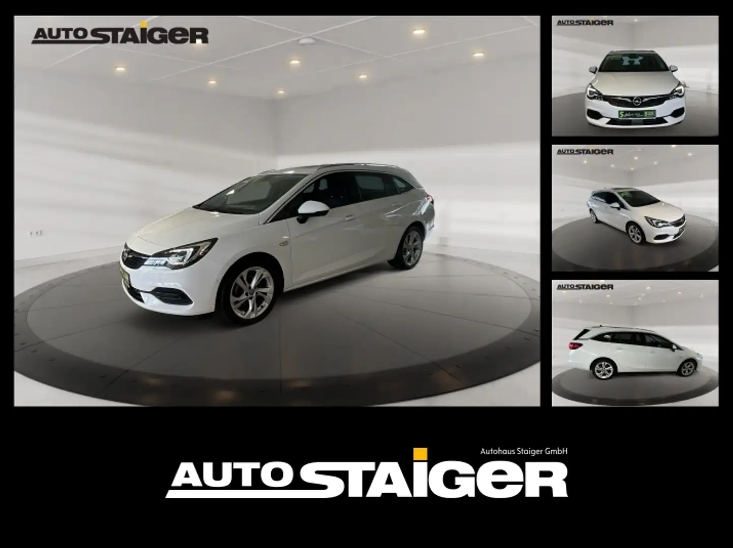 Opel Astra ST Elegance Automatik SHD, ACC, AGR-Sitz,.. Weiß - 1