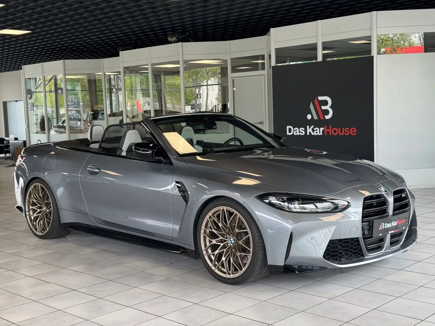 BMW M4 Competition Cabrio xDrive ·HuD·H&K·Kamera Grijs - 1