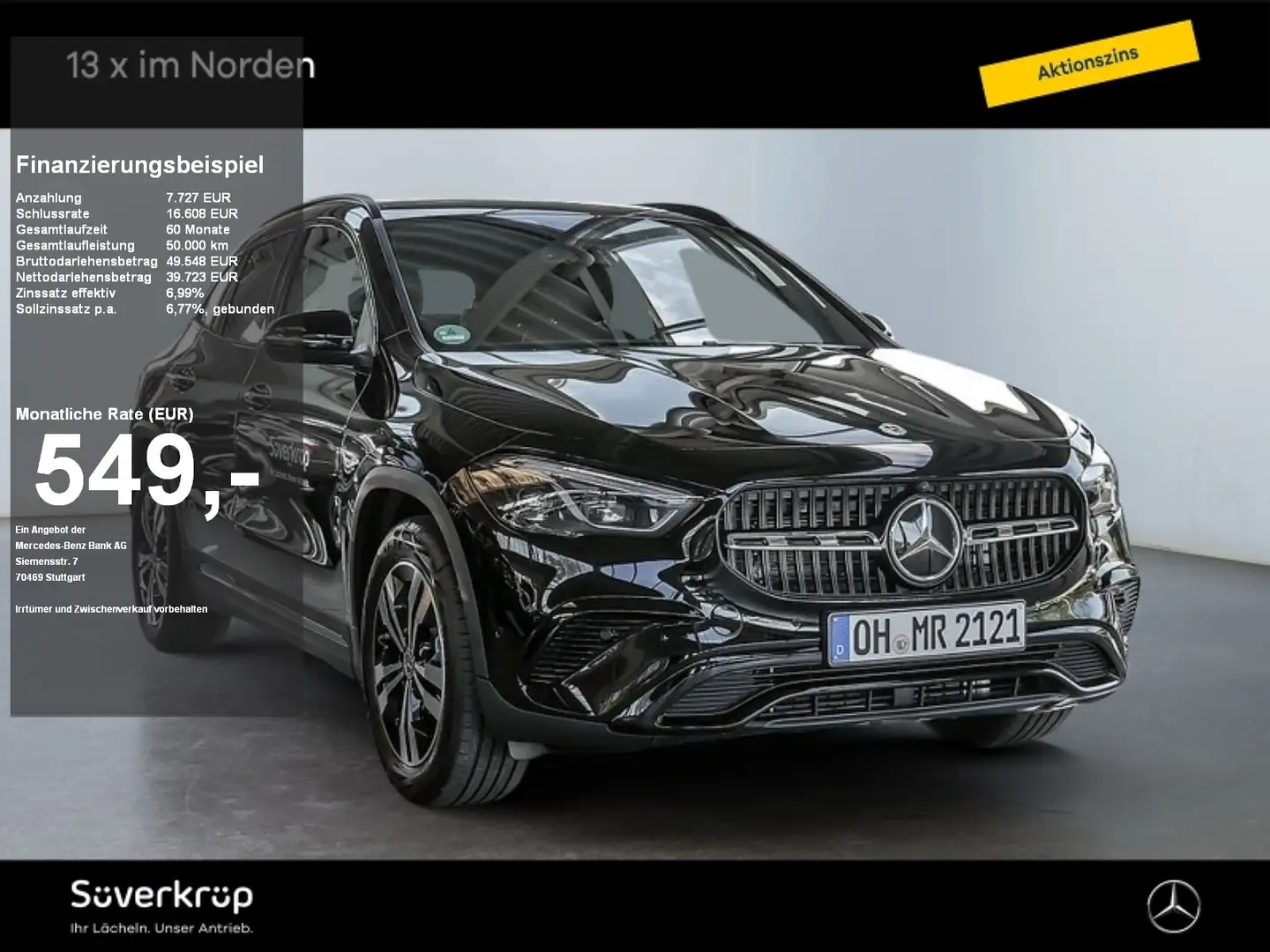 Mercedes-Benz GLA 200 NIGHT PROGRESSIVE MULTI 360 AHK DISTR Schwarz - 1
