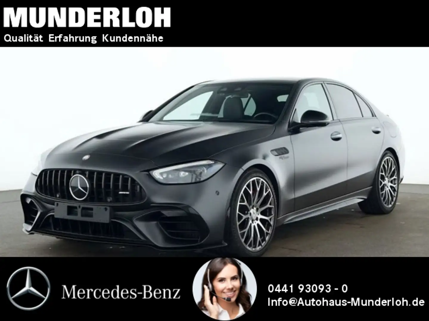 Mercedes-Benz C 63 AMG AMG C 63 S E PERFORMANCE Pano HUD LM Sport ACC Grau - 1