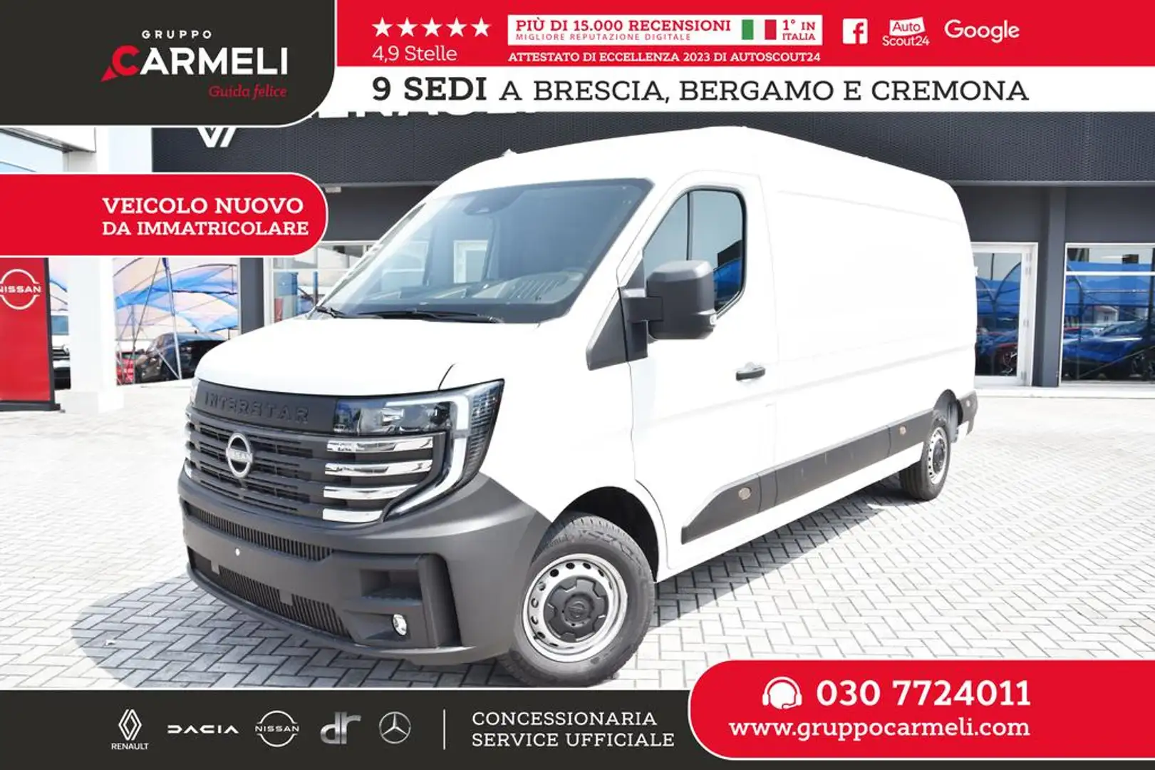 Nissan Interstar fwd 35 2.0 dci 150cv L3H2 N Connecta - AUTOCARRO Blanco - 1