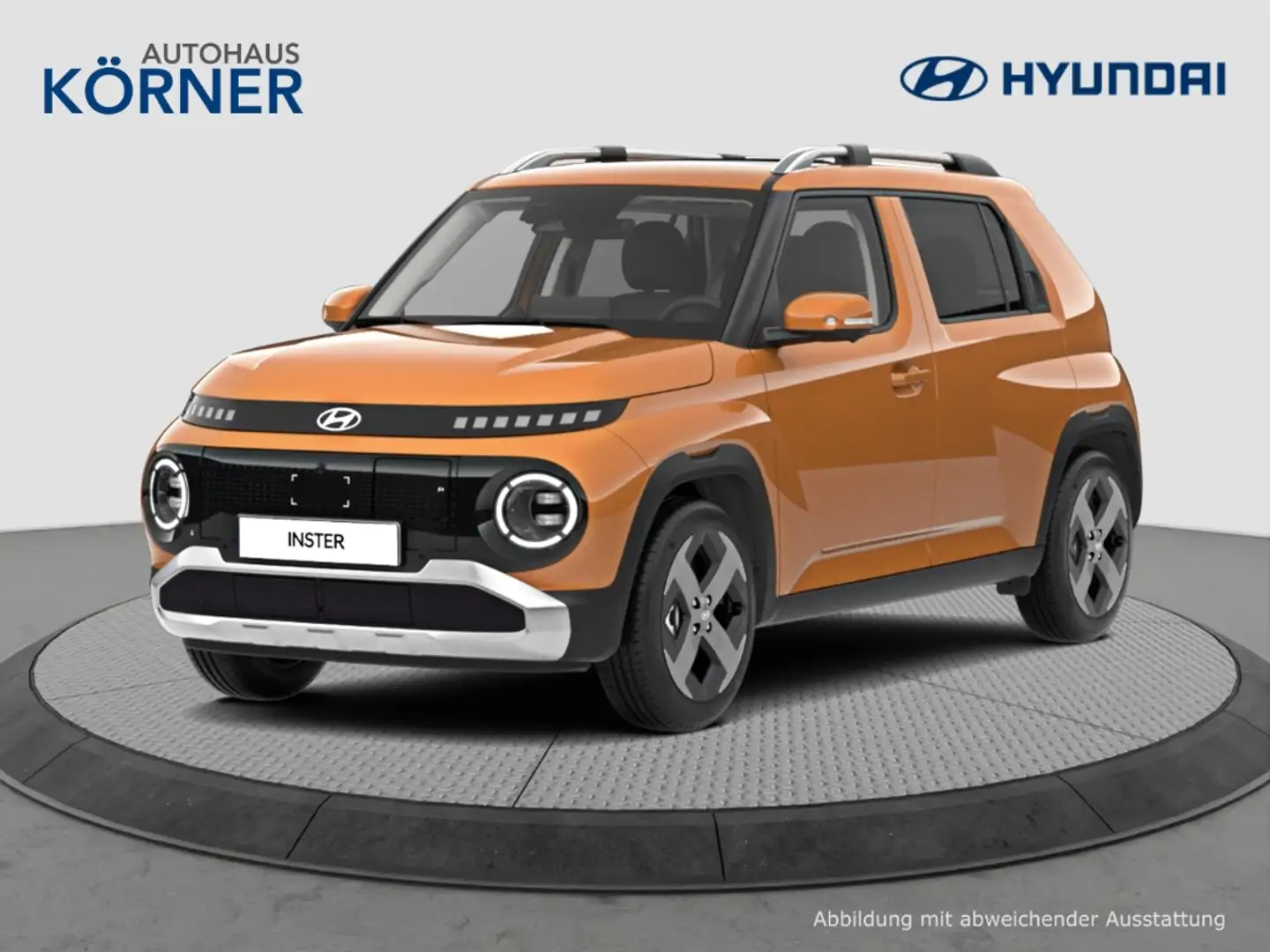 Hyundai Inster 49 KWH TREND EFFIZIENZ+ASSISTENZPAKET DIGITIALES C Arancione - 1