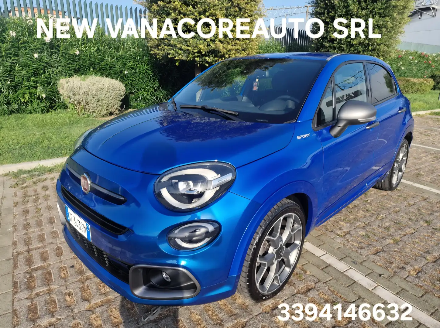 Fiat 500X 500 X 2018 1.3 mjt Sport 95cv Bleu - 1