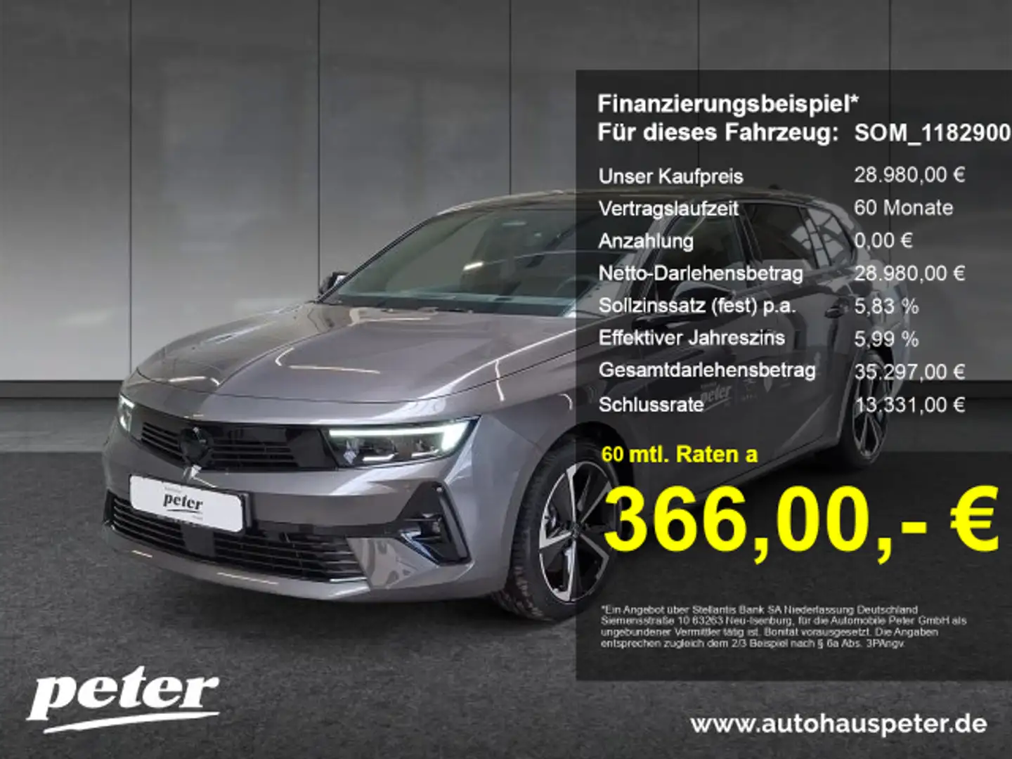 Opel Astra Astra L 1.2 Turbo Mild-Hybrid GS Verfügbar ab 17.1 Grau - 1