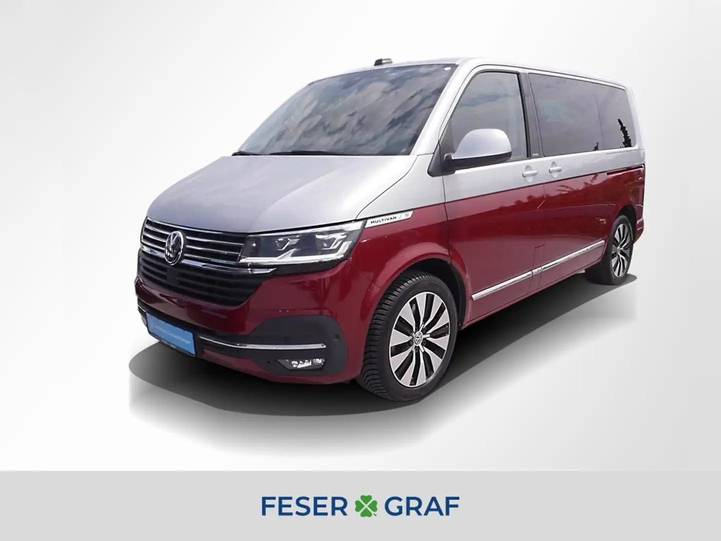 Volkswagen T6.1 Multivan 6.1 2.0 TDI Cruise 7Si AHK Navi Standh. Rot - 1