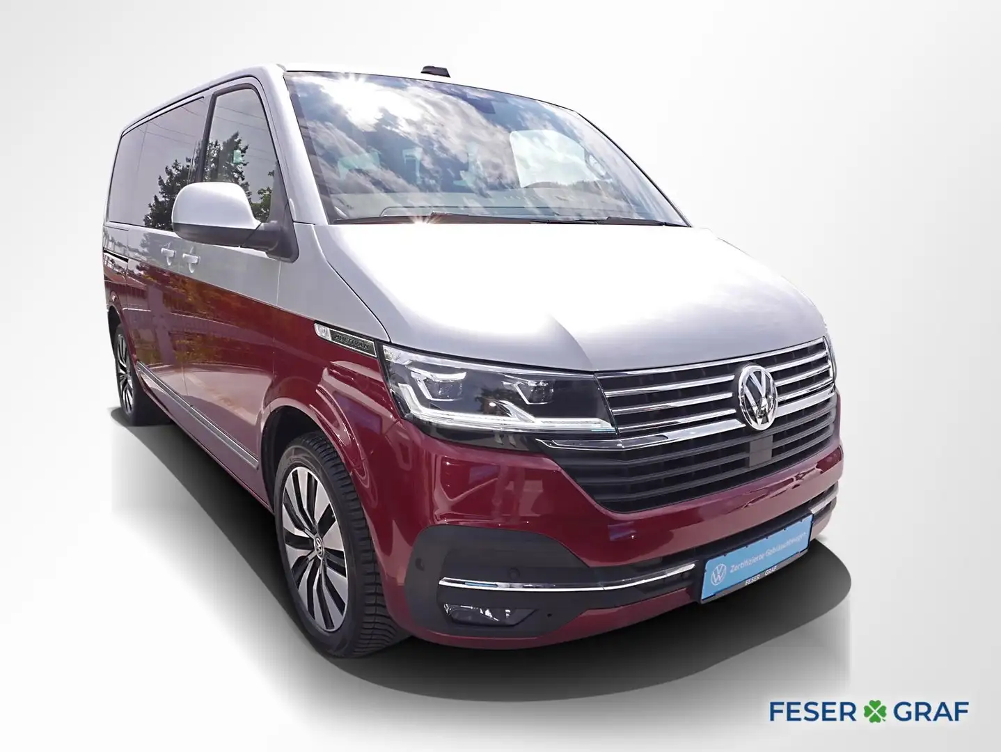 Volkswagen T6.1 Multivan 6.1 2.0 TDI Cruise 7Si AHK Navi Standh. Rot - 2