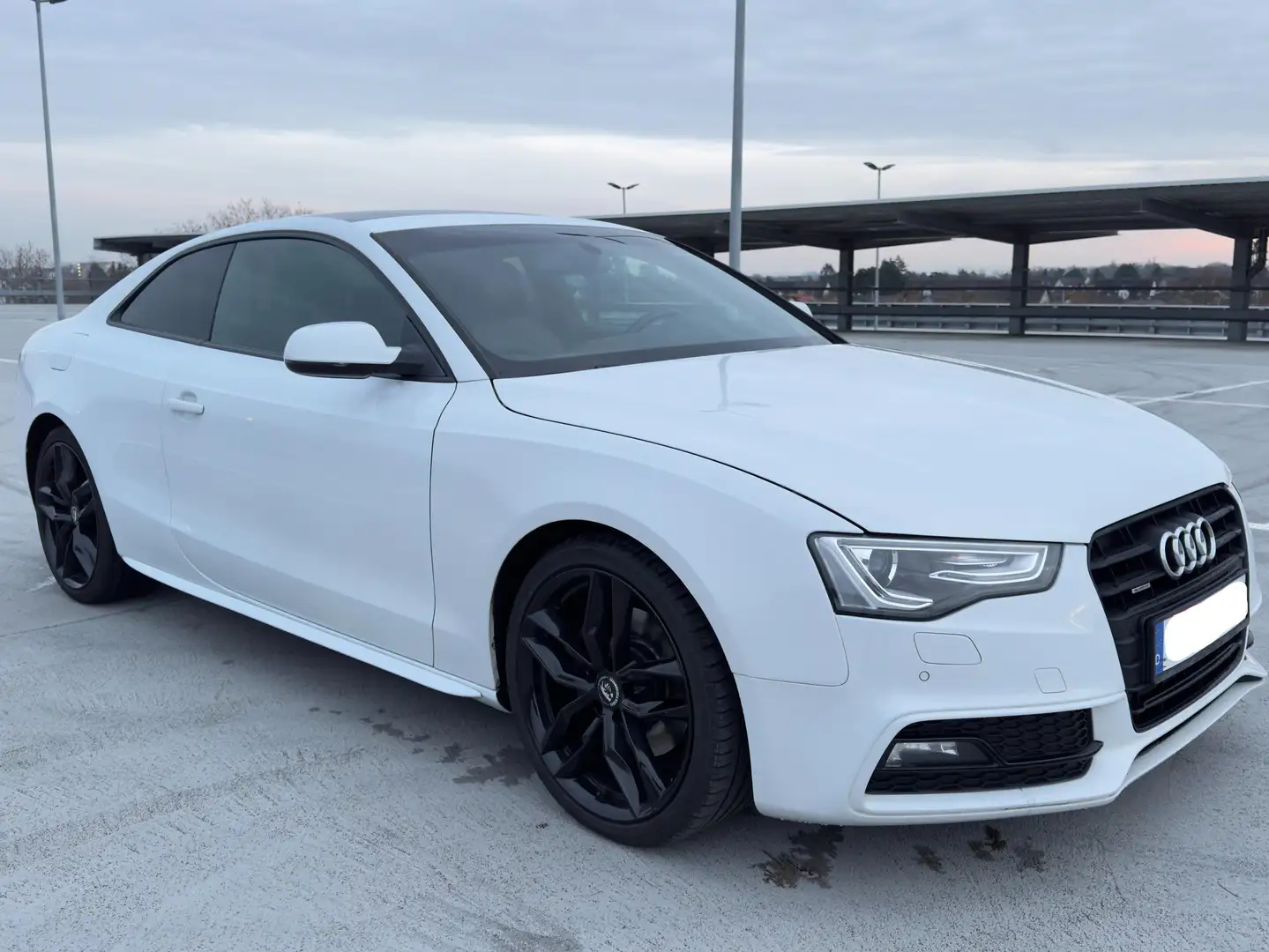 Audi A5 A5 3.0 TDI quattro S tronic S-LINE/NAVI/SHZ/PANO Weiß - 2