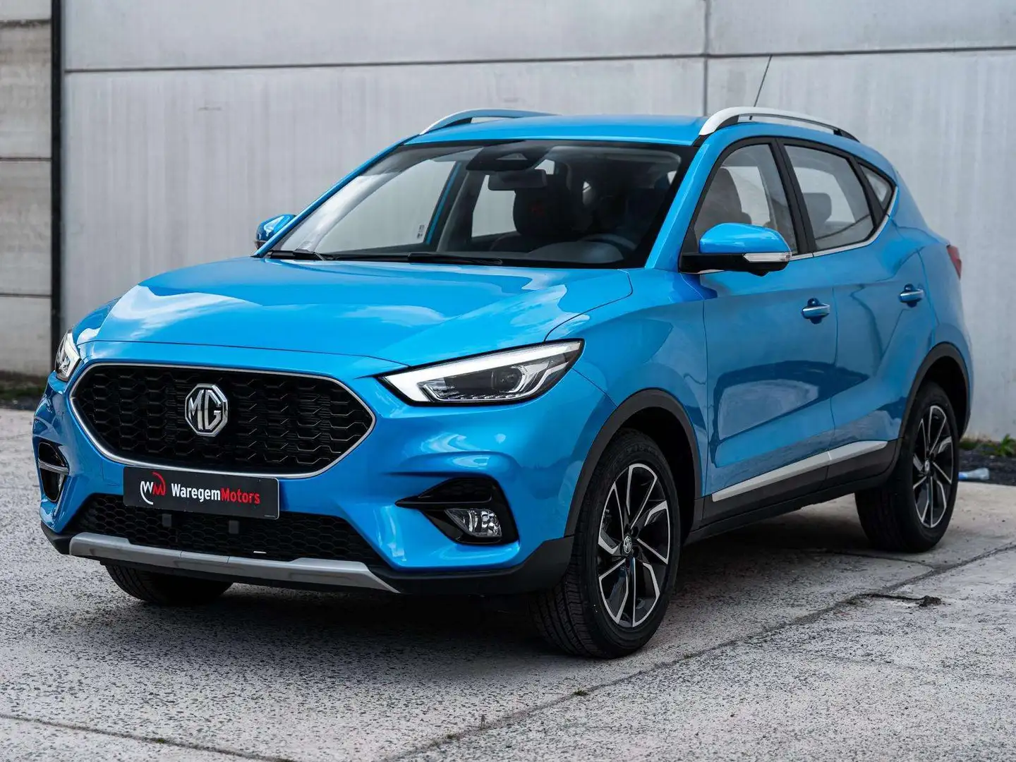 MG ZS ICE 1.5VTI-Luxury-18km 360-Cruise-Airco-Leder Bleu - 1