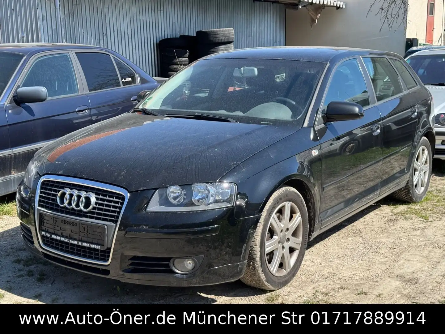 Audi A3 2.0 TDI Ambition Sportback 1.Hand Noir - 1