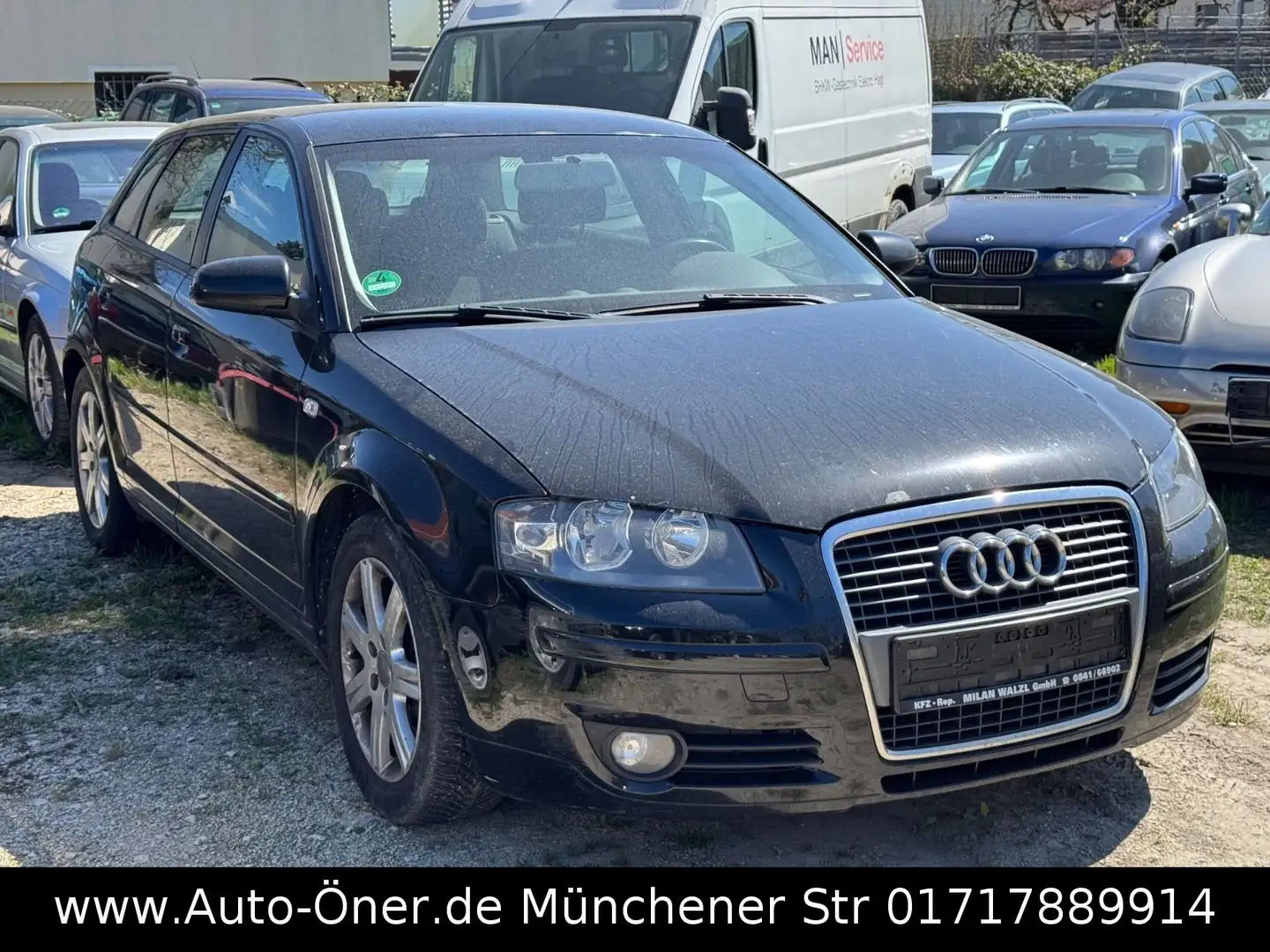 Audi A3 2.0 TDI Ambition Sportback 1.Hand Noir - 2