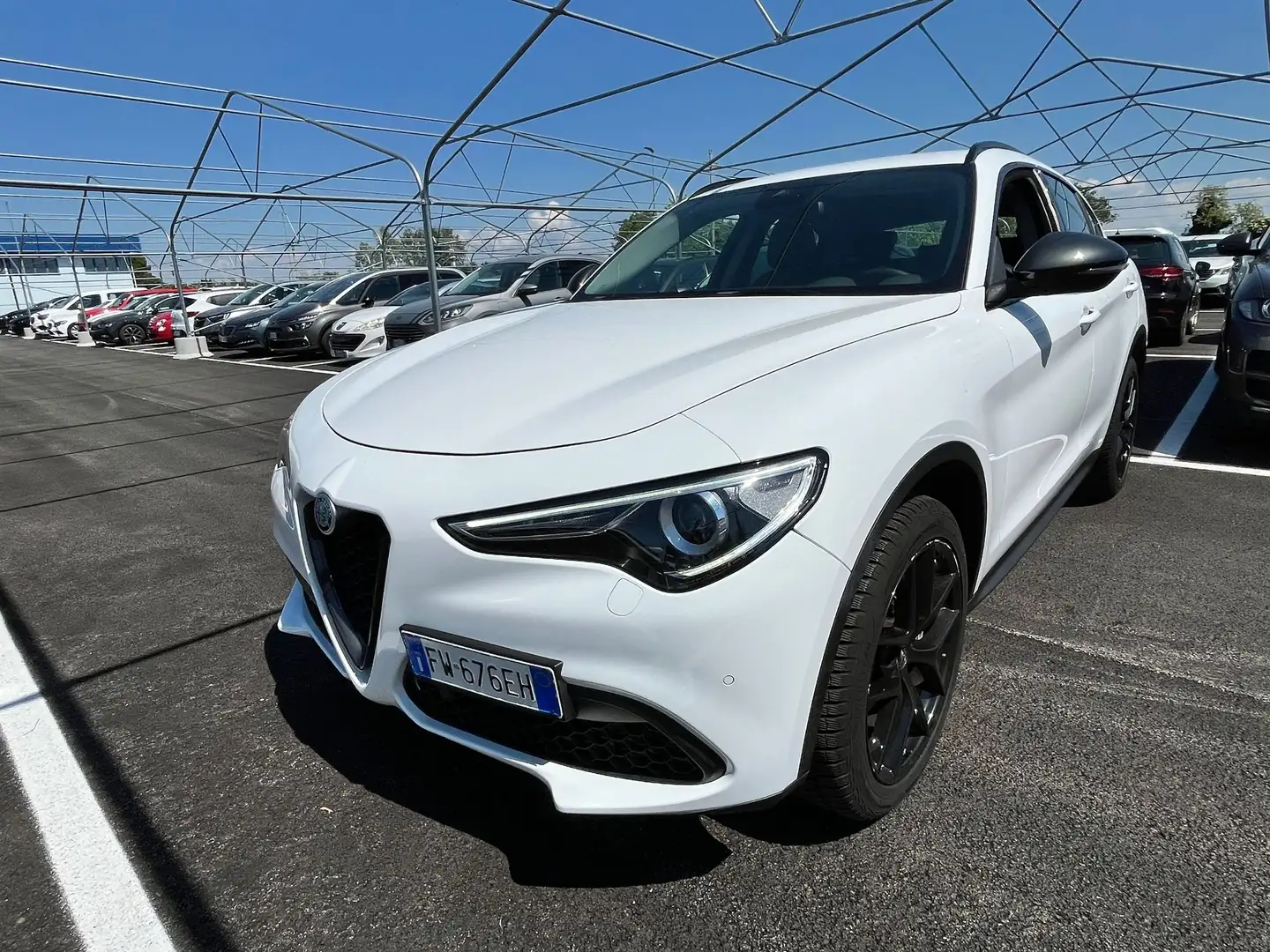 Alfa Romeo Stelvio 2.2 t B-Tech Q4 210cv auto 20" - FW676EH Alb - 2