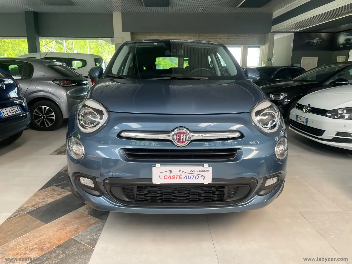 Fiat 500X 1.3 M.Jet 95 CV Lounge NEOPATENTATI Blauw - 2