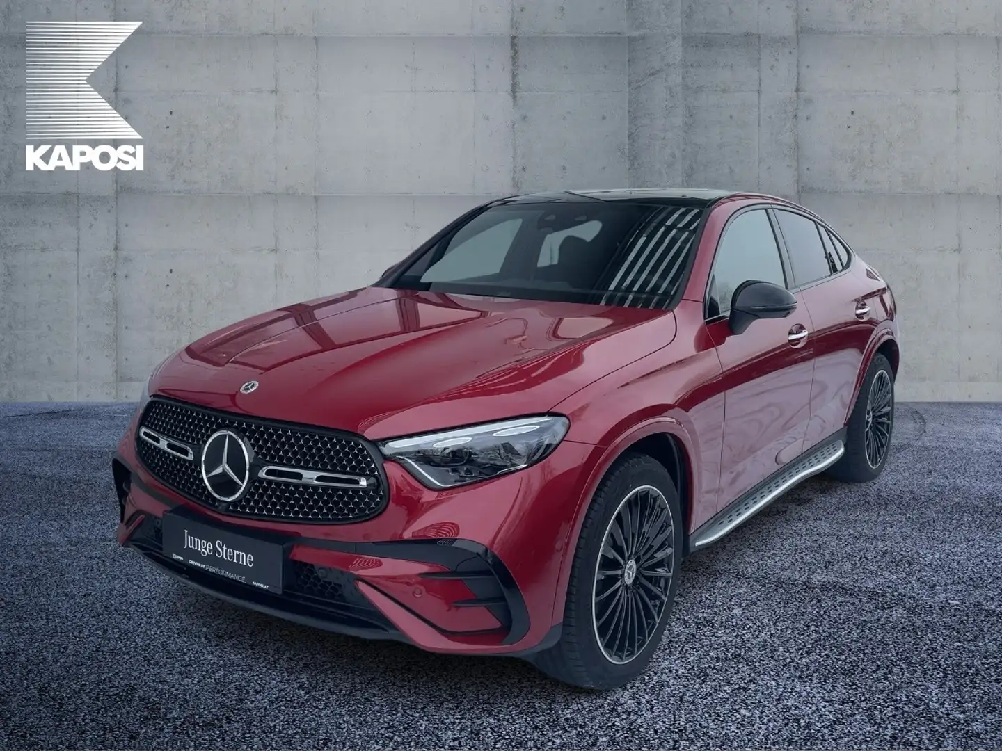 Mercedes-Benz GLC 300 d 4MATIC Coupé AMG Night FAP ACC KeyLess Rosso - 2