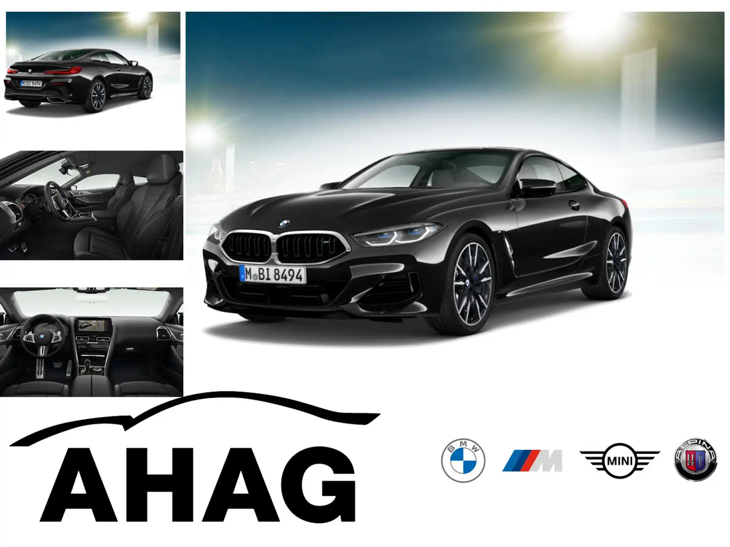 BMW M850 i xDrive Coupe Innovationsp. Komfortzugang Noir - 1