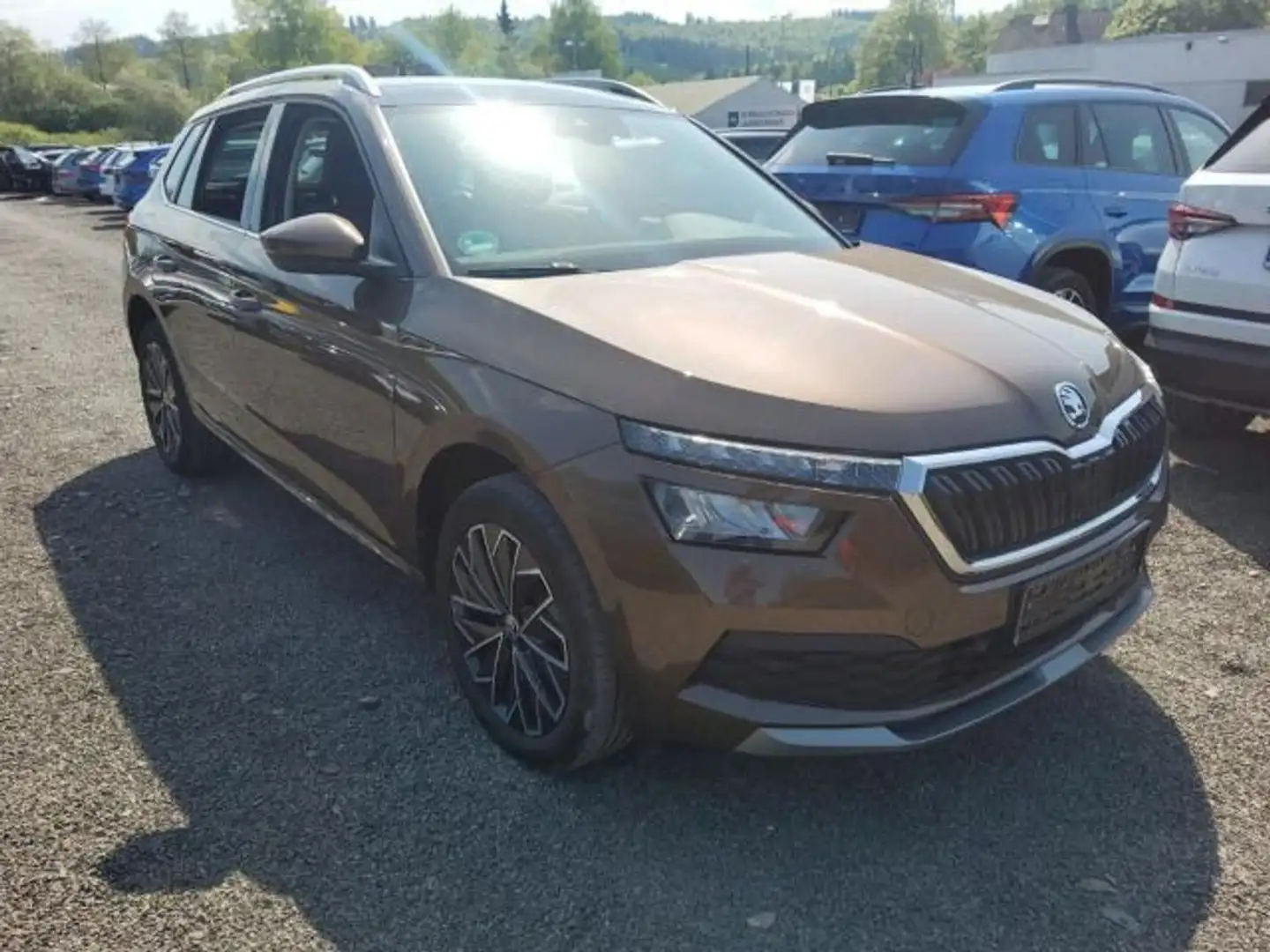 Skoda Kamiq 1.0 TSI DSG AMBITION LED PANORAMA LM17 Brązowy - 2