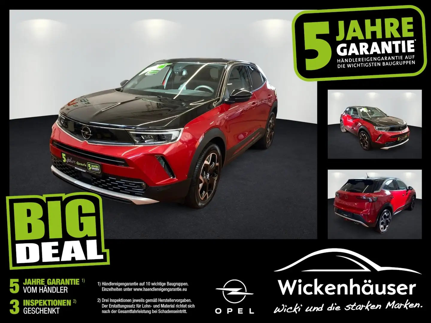 Opel Mokka 1.2 Turbo Ultimate Alcantara TotWinkel Rot - 1