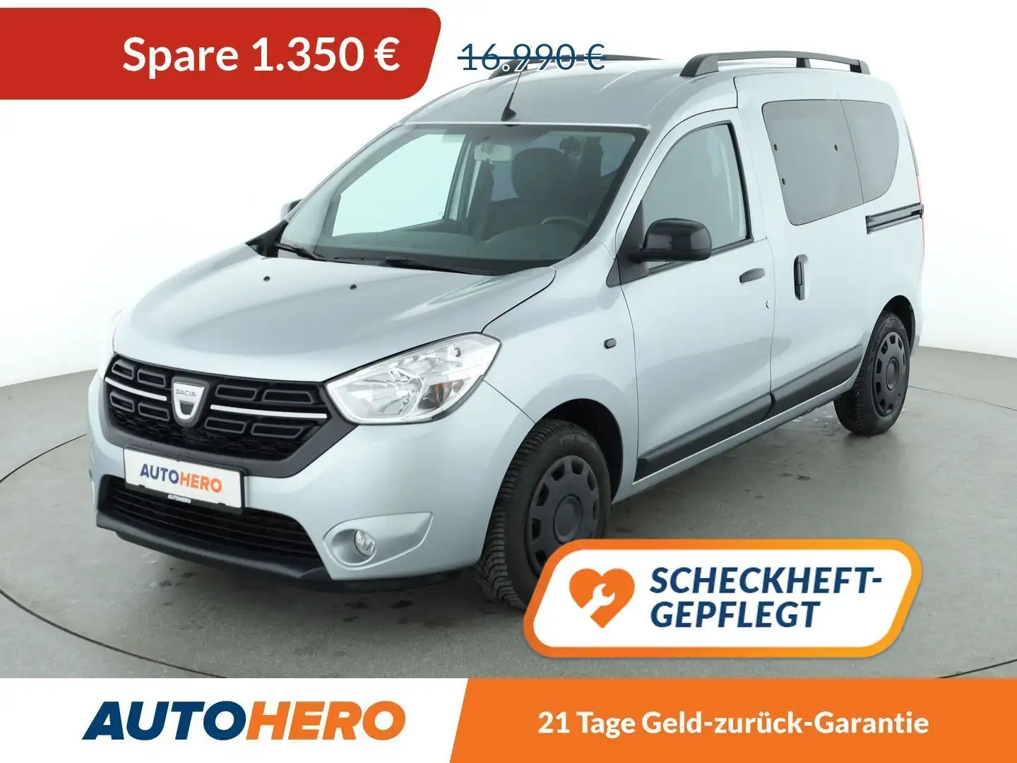 Dacia Dokker 1.3 TCe Comfort*NAVI*CAM*PDC*SHZ*KLIMA* Gris - 1