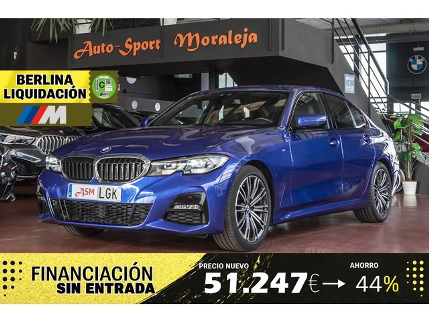 BMW 318 318d Azul - 1