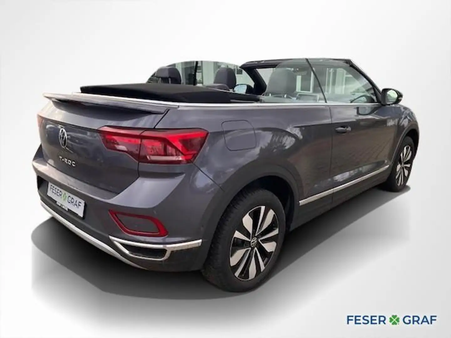 Volkswagen T-Roc Cabriolet 1.5 TSI Goal LED/ACC/AHK/Kamera/Navi Grau - 2