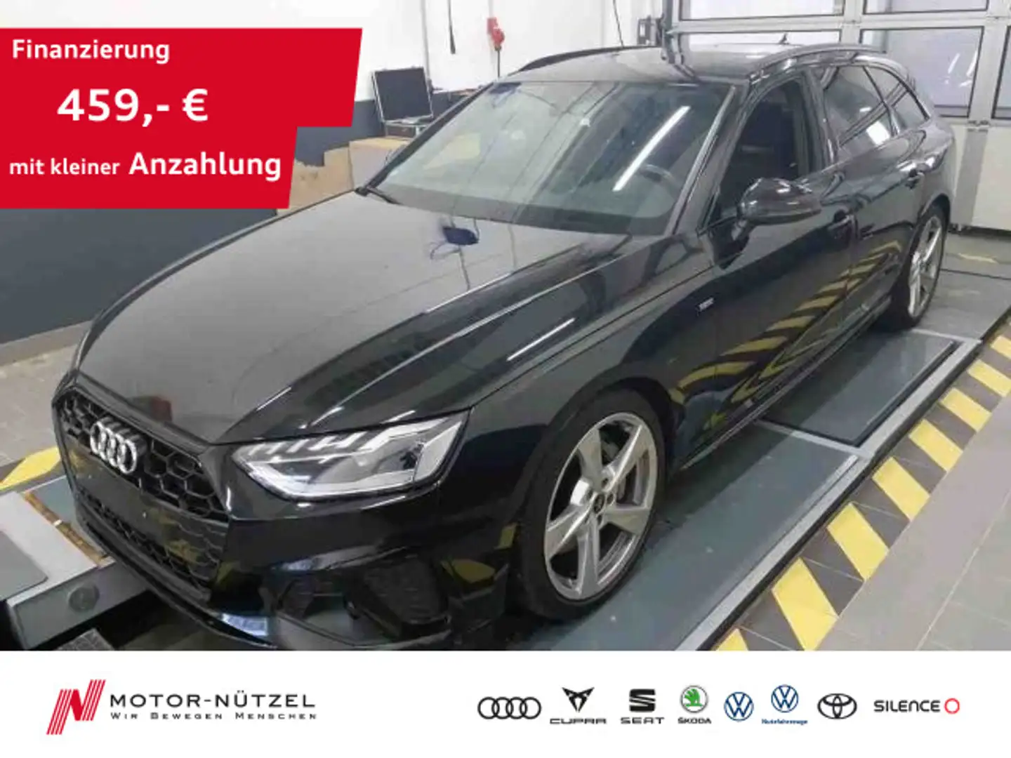 Audi A4 50 TDI QU S-LINE 5JG+LED+NAVI+PANO+ACC Schwarz - 1