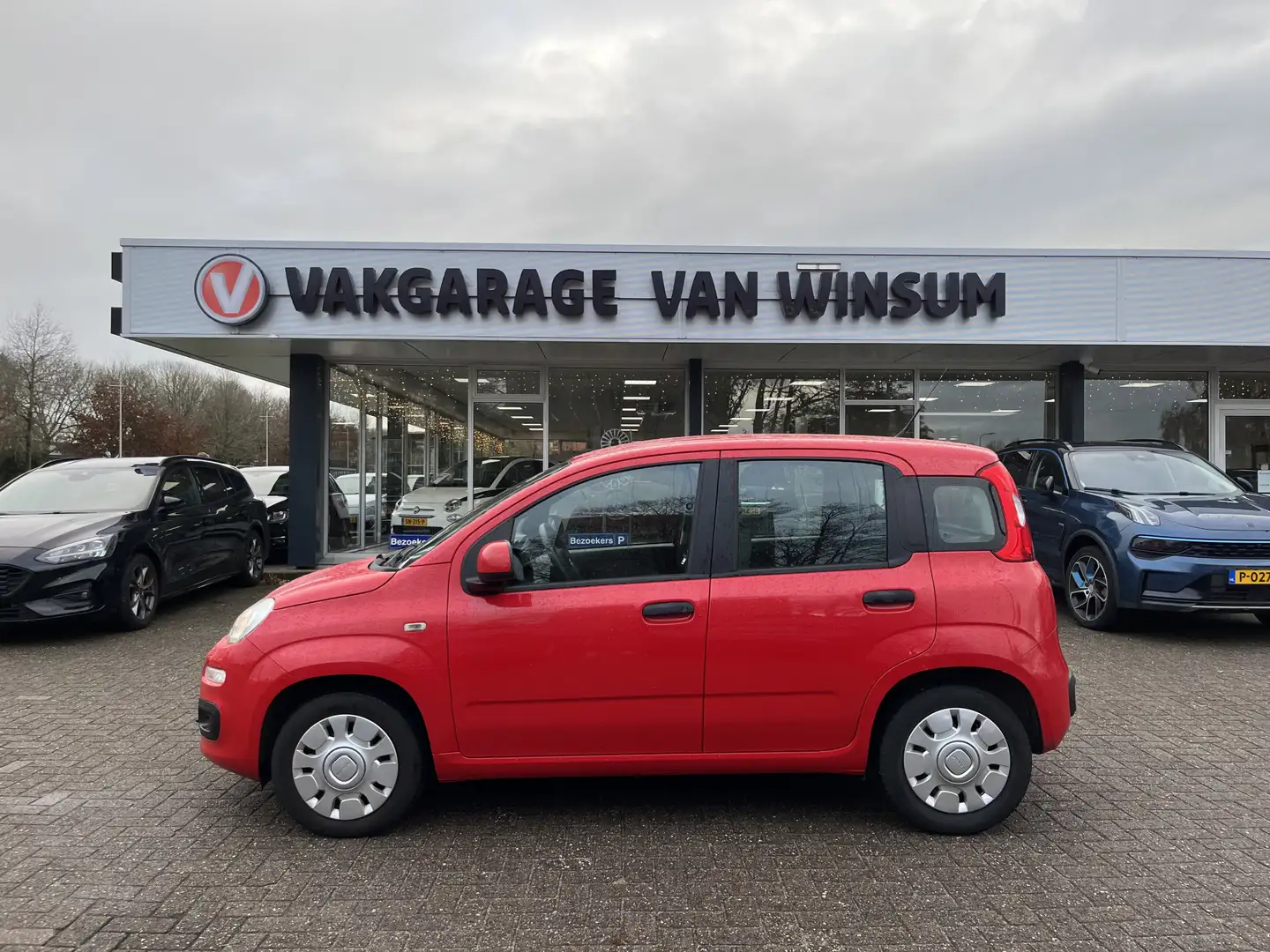 Fiat Panda 1.2 Popstar airco 4 Cilinder Nap Rood - 2