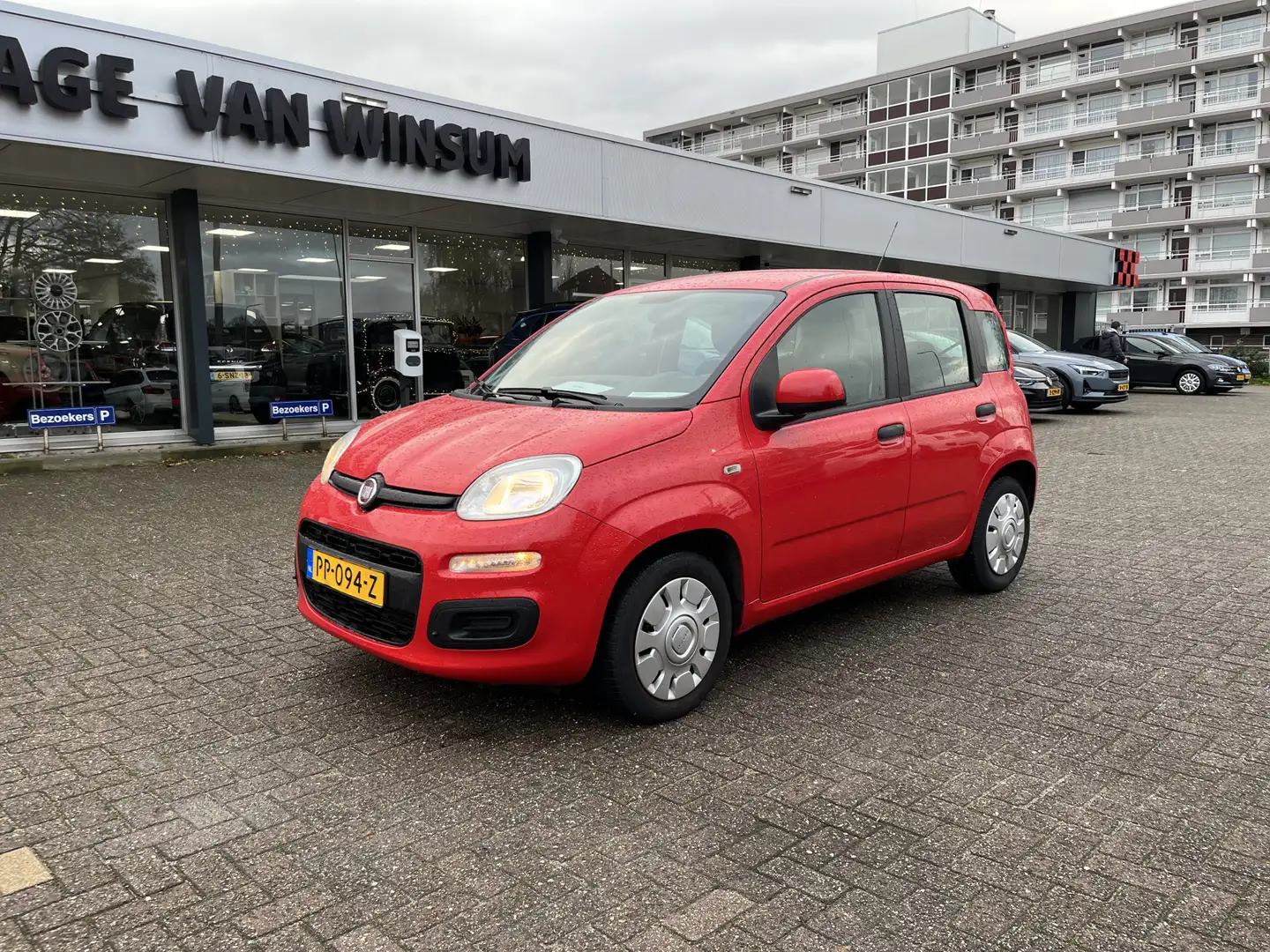 Fiat Panda 1.2 Popstar airco 4 Cilinder Nap Rood - 1