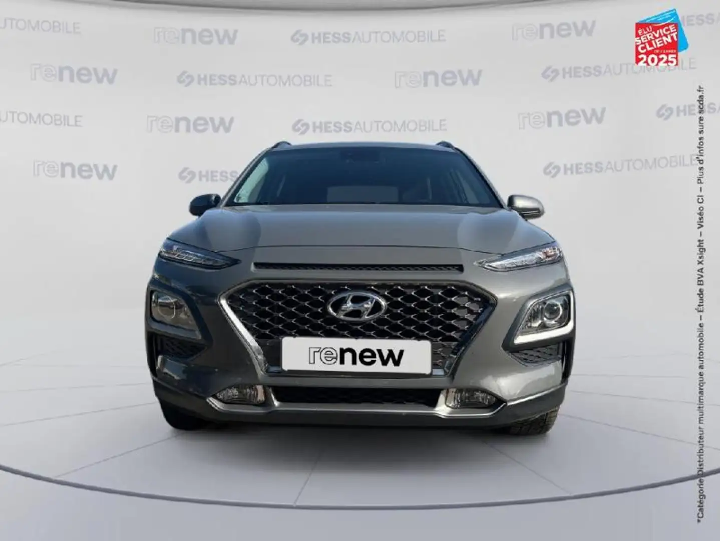 Hyundai KONA 1.0 T-GDi 120ch FAP Creative Euro6d-T EVAP GPS Cam Gris - 2