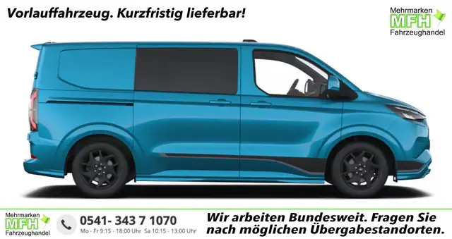 Ford E-Transit Custom Sport DCiV 71kWh L1 ProPow AHK 160 kW (2...