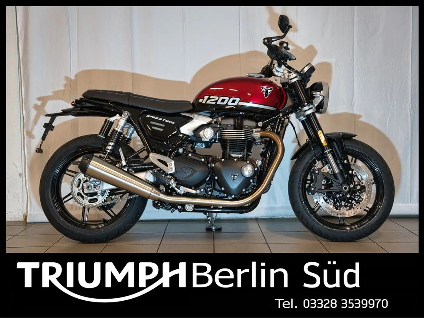 Triumph Speed Twin 1200 Noir - 1