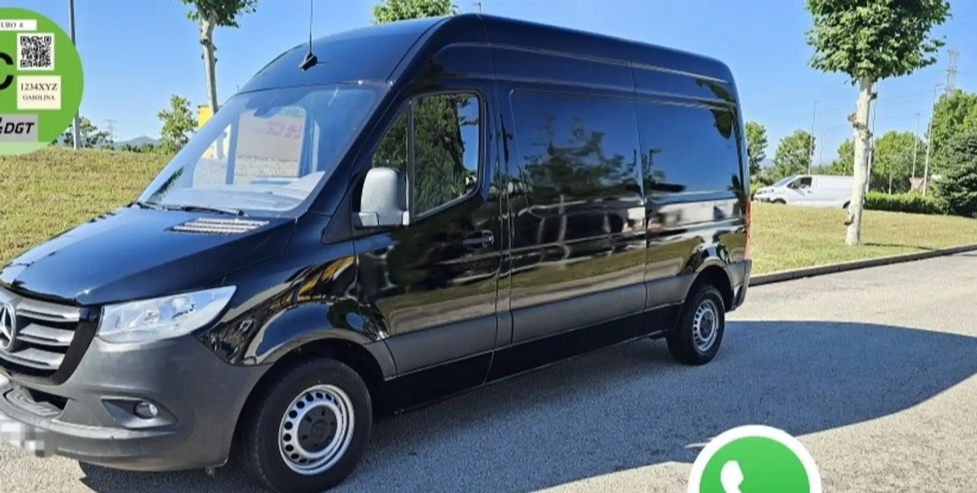 Mercedes-Benz Sprinter Furgón 211CDI Medio T.E. tD Negro - 1