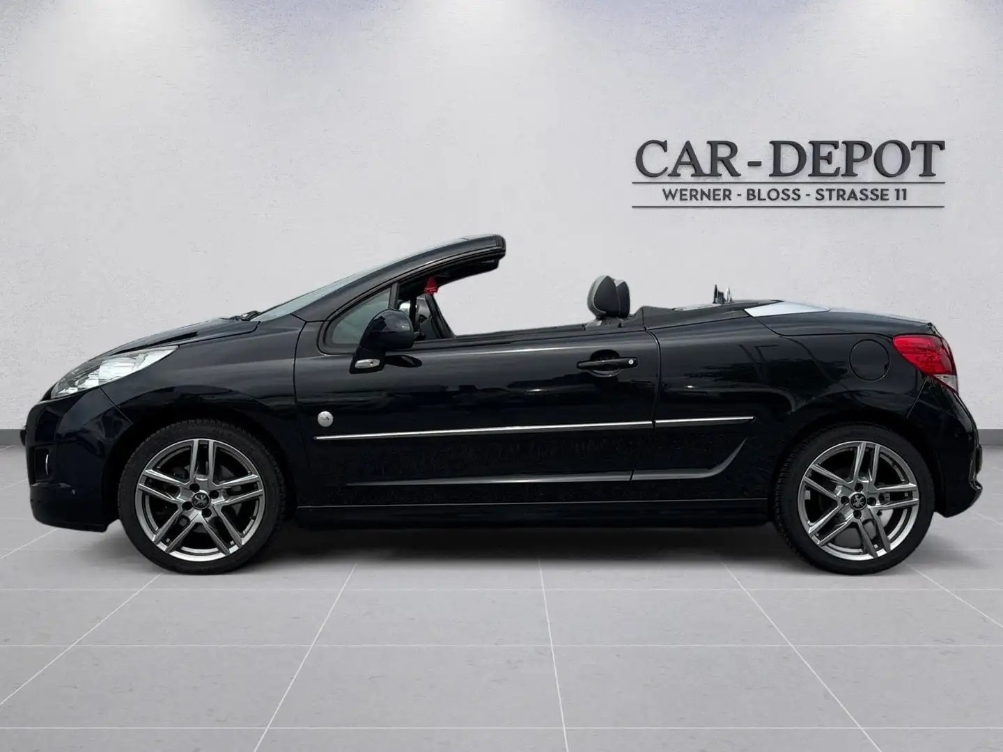 Peugeot 207 CC Roland Garros*NAVI*PDC*SHZ*LEDER*BLUET.* Noir - 2