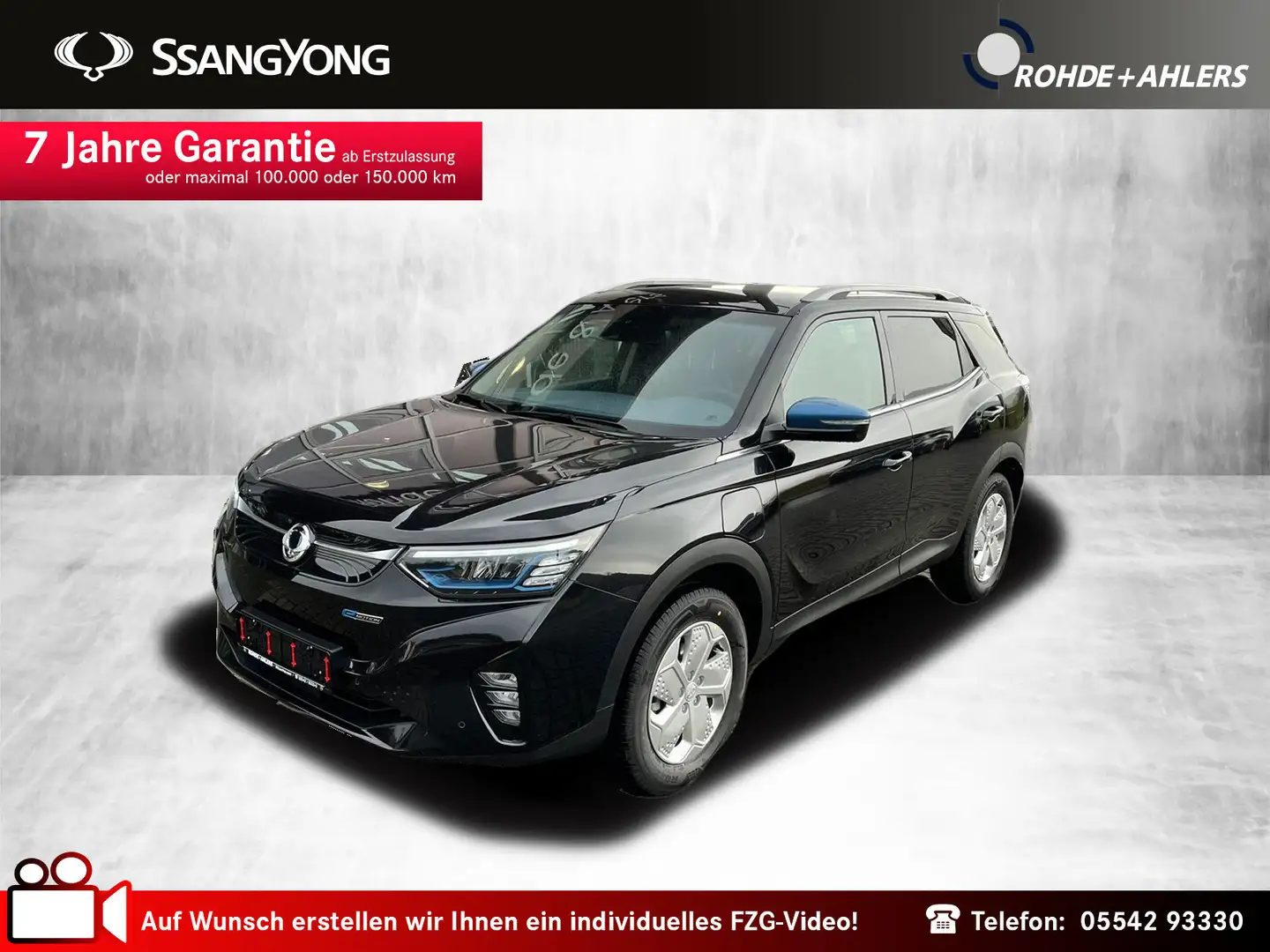 SsangYong Korando Korando e-Motion TITANIUM +LEDER+ABSTANDSPILOT NSW Noir - 1