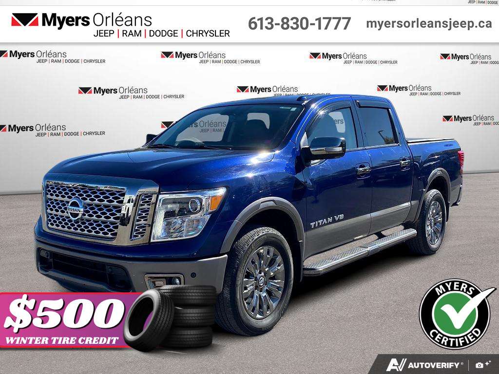 2019 Nissan Titan Platinum  - Navigation -  Leather Seats