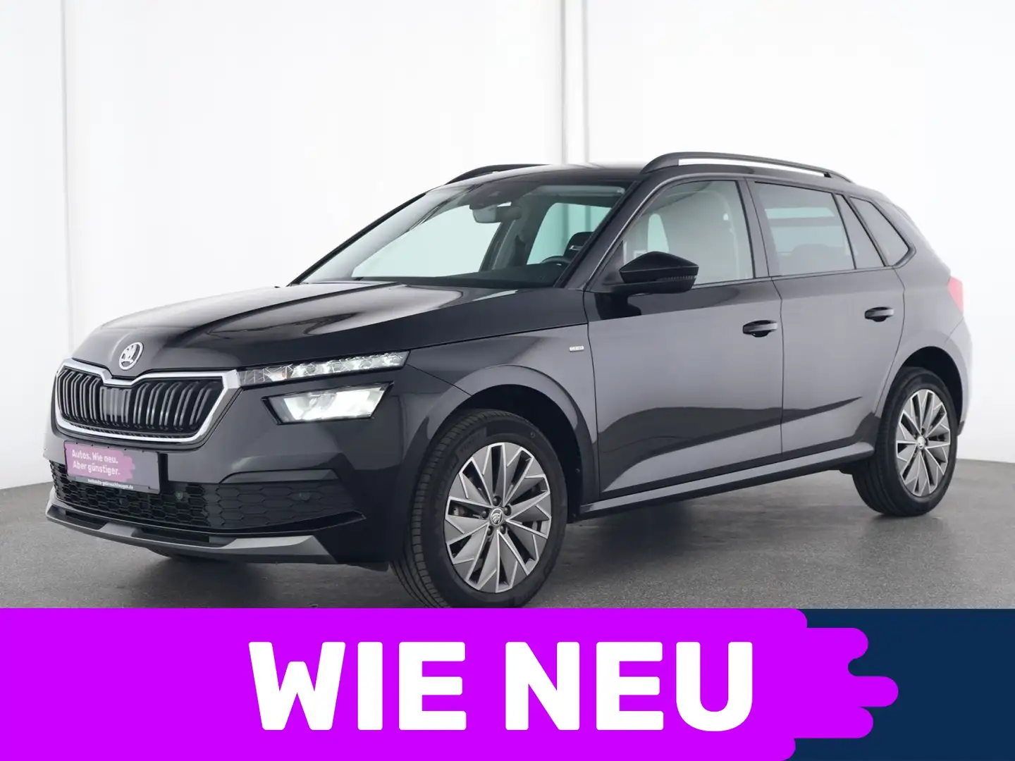 Skoda Kamiq Clever Kamera|AHK|Kessy|Navi|PDC|SmartLink Noir - 1