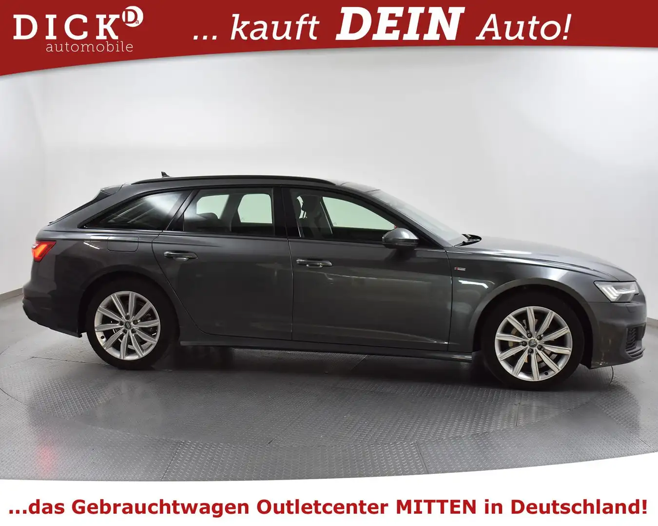 Audi A6 Av 40d S LINE SPORT+PANO+VIRTU+MATR+MEMO+KAM+ Сірий - 2
