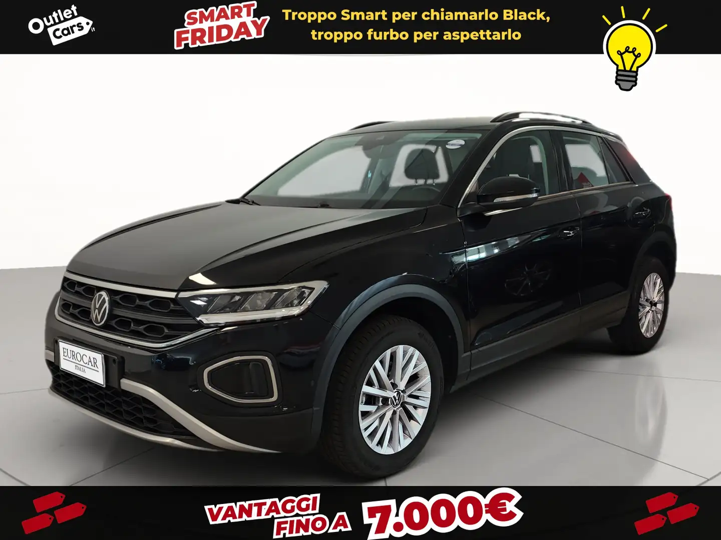 Volkswagen T-Roc 1.5 tsi life dsg Noir - 1
