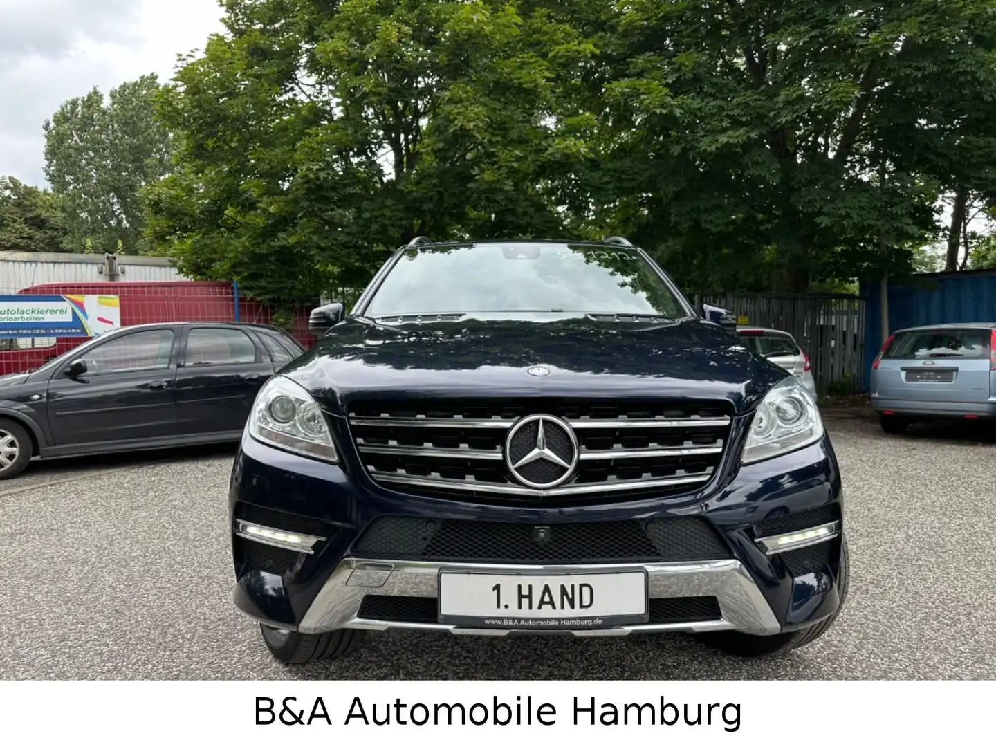 Mercedes-Benz ML 400 1 Hand+Tüv/Au Neu+Scheckheft+4 Matic Azul - 2