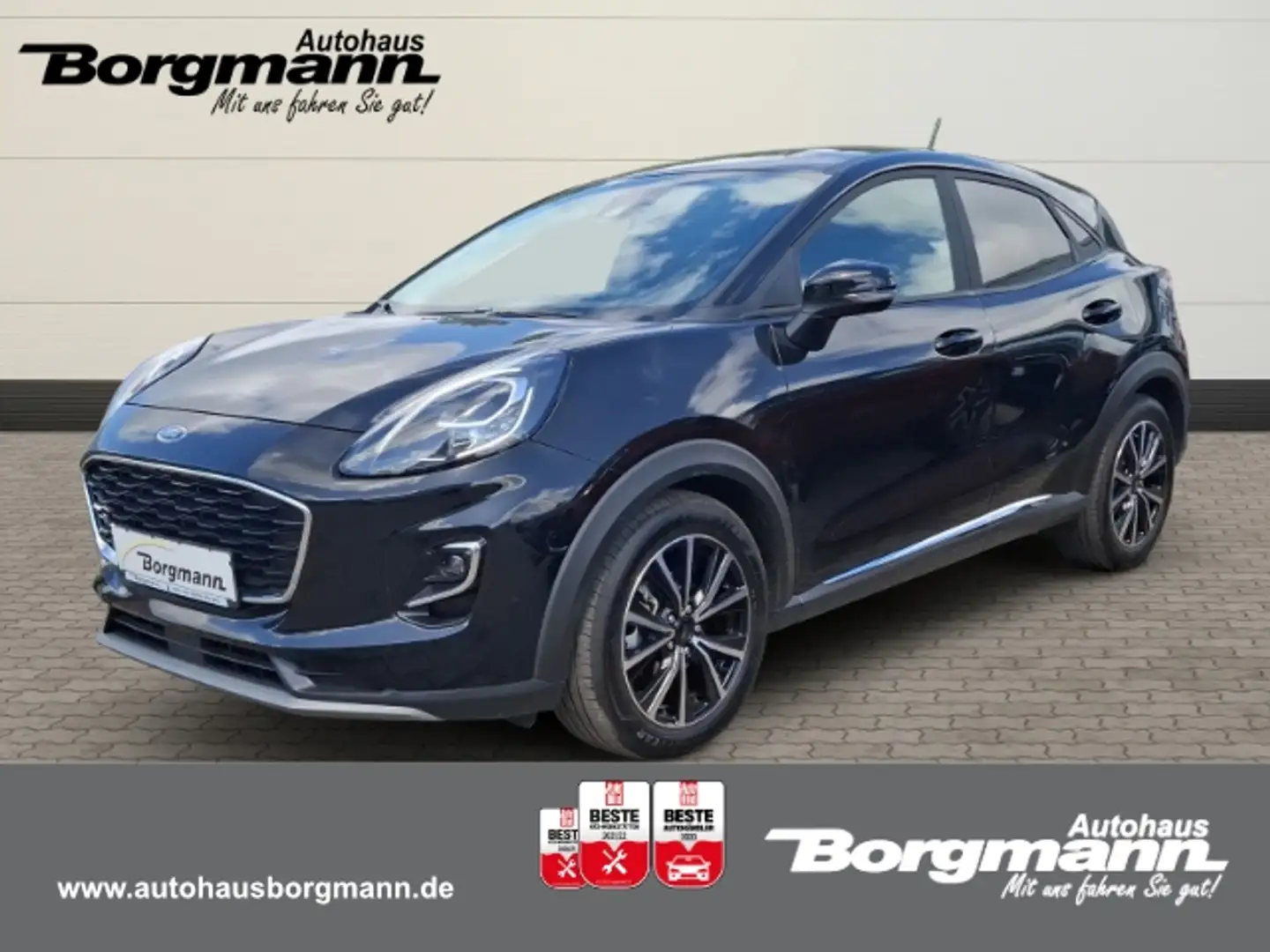 Ford Puma Titanium Design Automatik Mild Hybrid 1.Hand TOP Noir - 1
