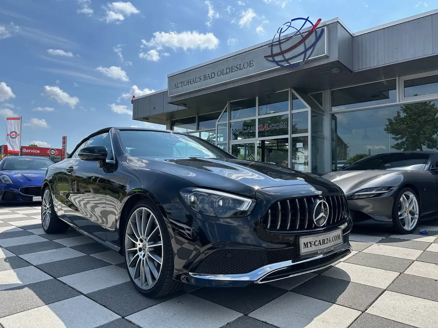 Mercedes-Benz E 300 Cabrio Avantgarde+AMG 20"+Vollleder Negro - 1