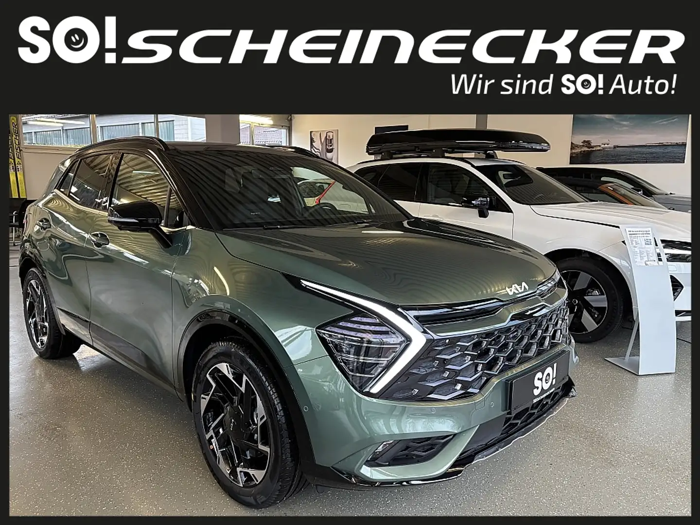 Kia Sportage 1,6 TGDI PHEV AWD GT-Line Aut. (TAGESZULASSUNG) Grün - 1