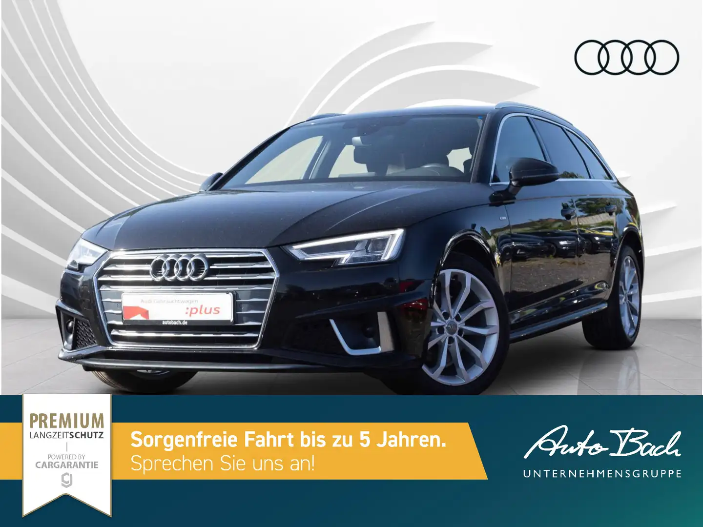 Audi A4 S line 35TDI Stronic Navi LED virtual G Zwart - 2