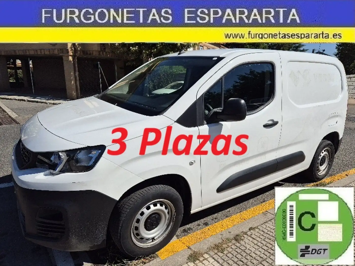 Peugeot Partner 1.5BlueHDI S&S Pro Standard 600kg 75 Blanco - 1