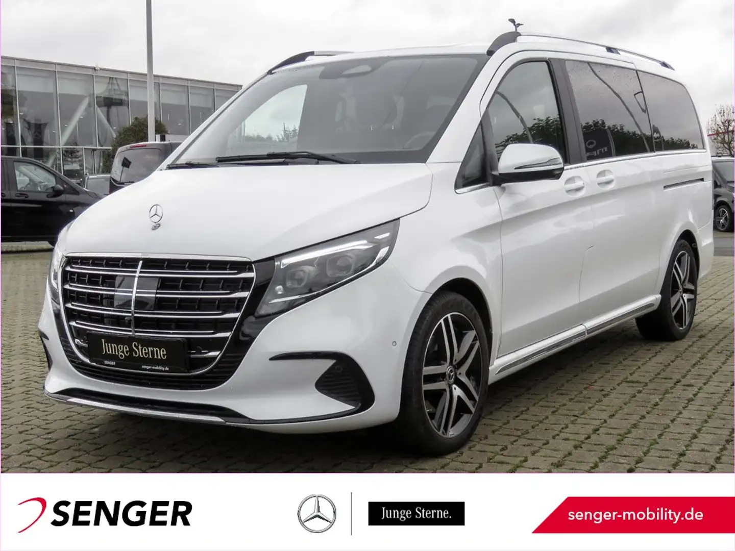 Mercedes-Benz V 300 Exclusive lang MBUX Distronic Navi 360° 9G Weiß - 1