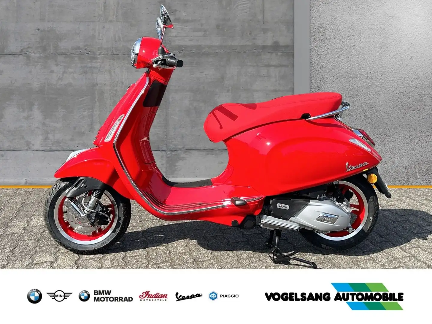 Vespa Primavera 125 Product RED, Sondermodell, I-Get, Rojo - 2