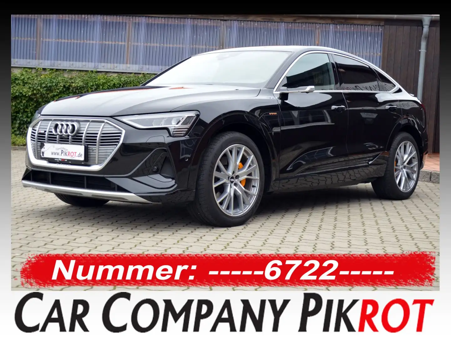 Audi e-tron 50 qu S line Sportback,PANO,360°,B&O,LUFT Schwarz - 1