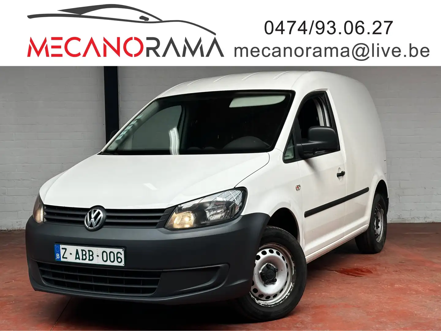 Volkswagen Caddy 1er Propr // FULL HISTORY // 2014 Euro5b // CLIMA Wit - 1