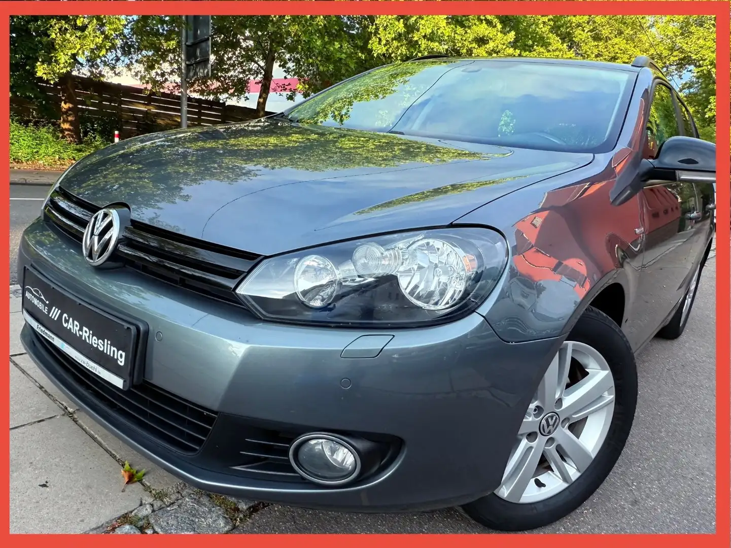 Volkswagen Golf VI  Match BlueMotion/LEDER/NAVI/AHK/II HAND Grijs - 1
