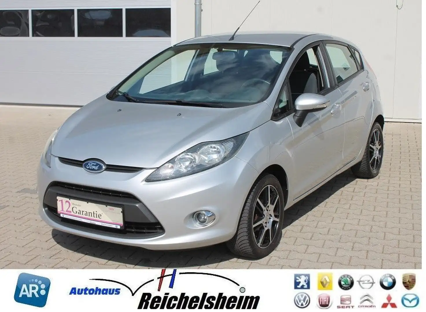 Ford Fiesta Tüv/Au neu,gute Ausst.,gepfl.,AHK,Finanz. Plateado - 1
